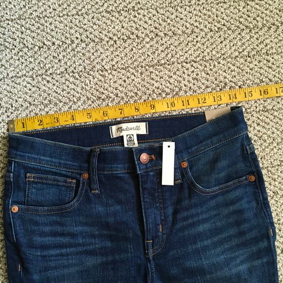 NWT Madewell 8 inch Skinny Jeans Size 27 Petite - Picture 4 of 8